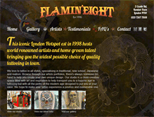 Tablet Screenshot of flamineight.co.uk